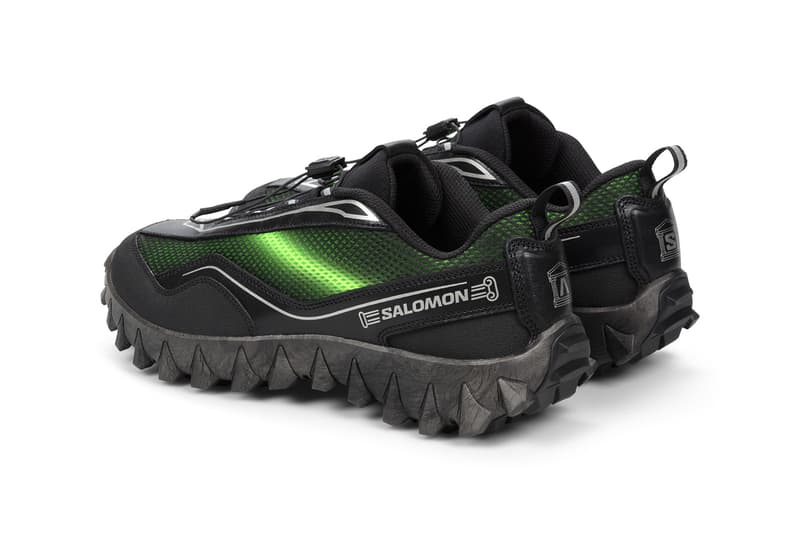 Aries x Salomon Snowclog Collaboration 104875 104785 “Black/Green Gecko/Ftw Silver” “Lunar Rock/Shocking Orange/Ftw Silver” Quicklace™ system All Terrain Contagrip® Release Info