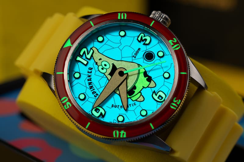 'SpongeBob SquarePants' Spinnaker Cahill Automatic Timekeeper Limited Edition Patrick O' Clock Work Not Work  Release Foghorn alarm clockInfo