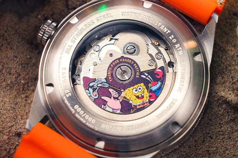 'SpongeBob SquarePants' Spinnaker Cahill Automatic Timekeeper Limited Edition Patrick O' Clock Work Not Work  Release Foghorn alarm clockInfo