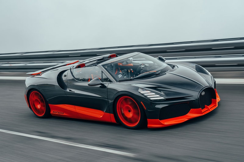 Bugatti W16 Mistral Open Top Speed Record Info