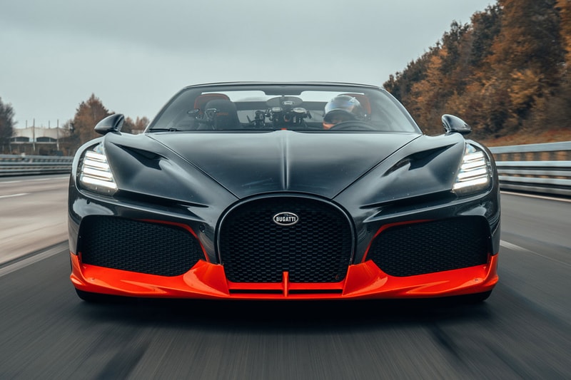 Bugatti W16 Mistral Open Top Speed Record Info