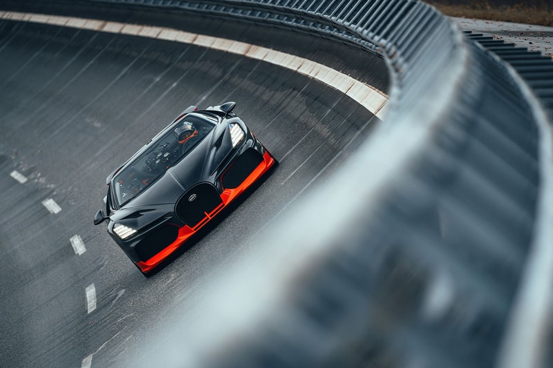 Bugatti W16 Mistral Open Top Speed Record Info
