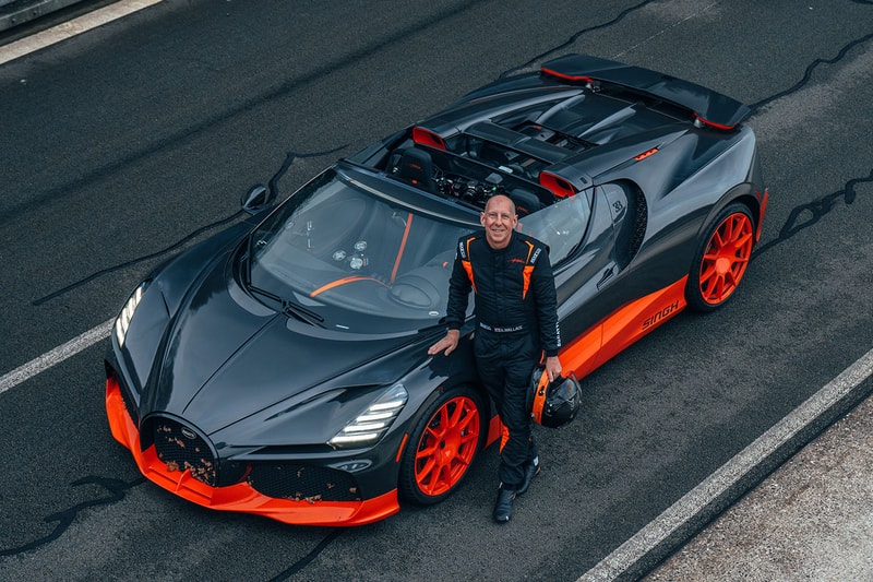 Bugatti W16 Mistral Open Top Speed Record Info