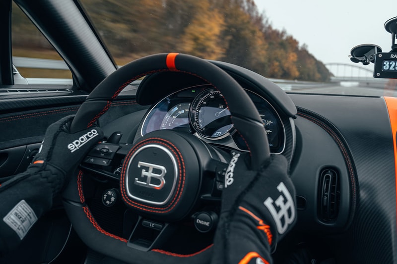 Bugatti W16 Mistral Open Top Speed Record Info