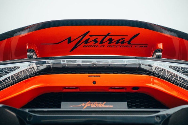 Bugatti W16 Mistral Open Top Speed Record Info