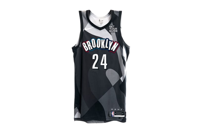brooklyn nets jersey pattern