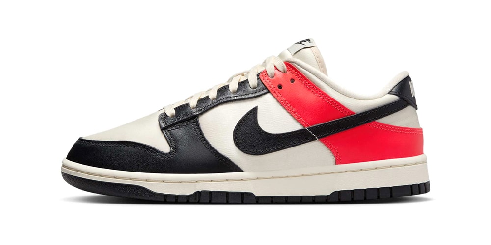 Nike Adds a Fiery Streak To the Dunk Low "Bright Crimson"