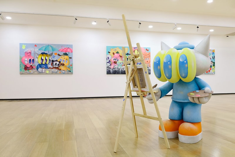 Benzilla Goood Luck Glitter Gaze Tang Contemporary Art Bangkok Solo Exhibition Info