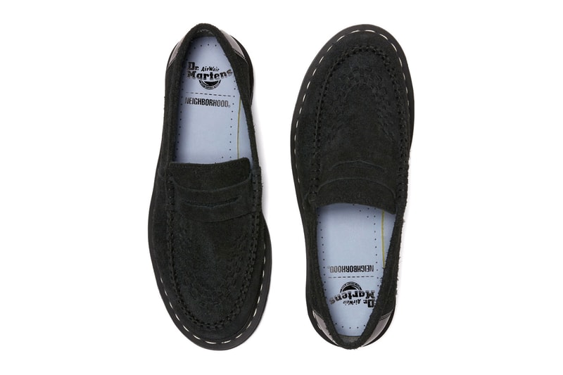 Dr. Martens x NEIGHBORHOOD Collection Penton Hairy Suede Loafer Smiths Smooth Leather Shoe Release Info 