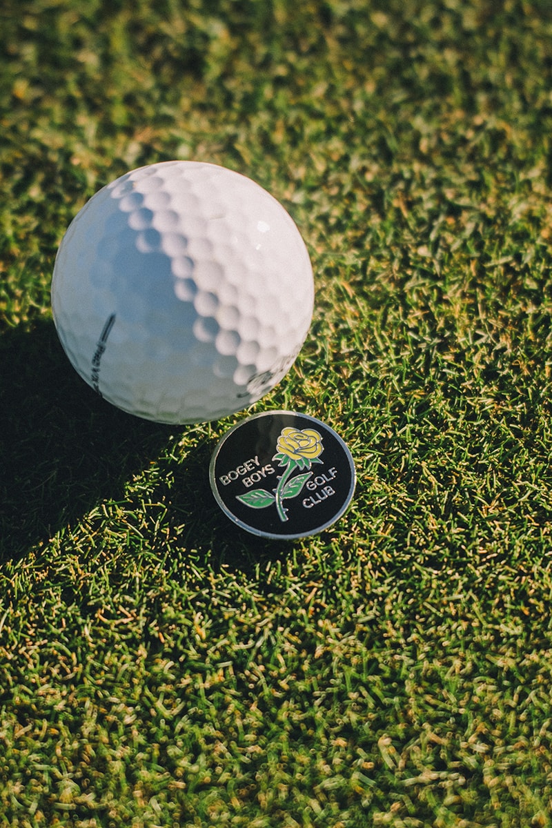 bogey boys holiday 2024 golf collection macklemore polo jacket cardigan sweater hat pants t shirt towel hoodie pattern green navy blue brown white