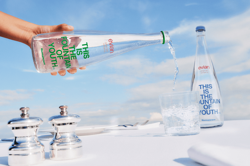 Interview with Pharrell Williams Discussing His Journey, Collaboration with Evian, Failure, and Life On Other Planets limited edition bottles