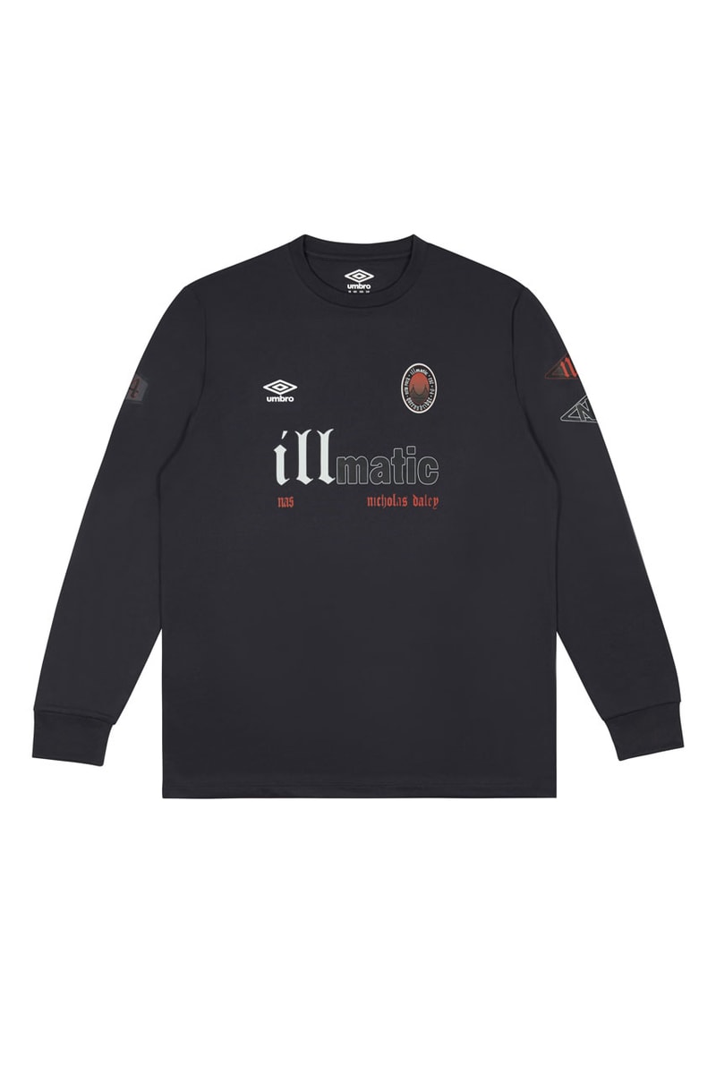 Nas Umbro Nicholas Daley Illmatic Fashion UK Streetwear Football Jersey Manchester Style Clothing Shopping Hip-Hop Royal Albert Hall 
