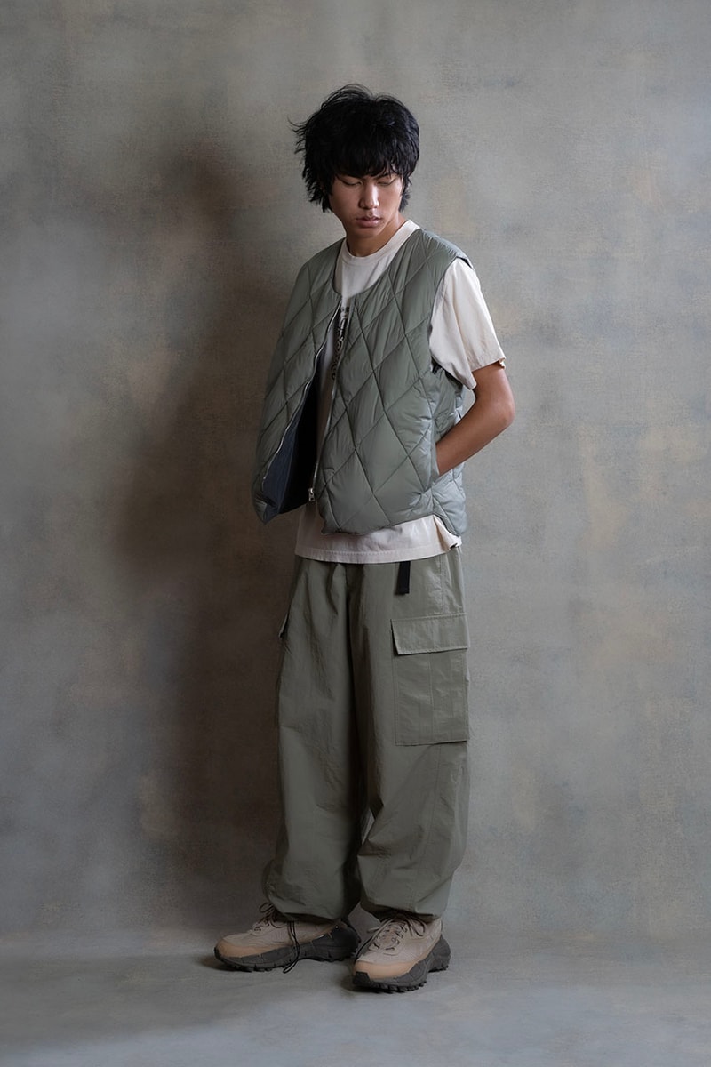 Afield Out Gears Up for Colder Days With FW24 lookbook release info collection drop outerwear fall winter 2024 price vest puffer shell beanie graphic
