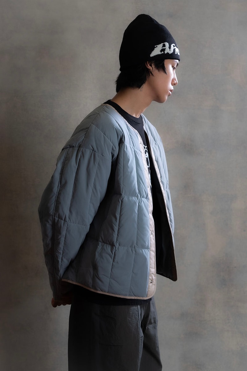Afield Out Gears Up for Colder Days With FW24 lookbook release info collection drop outerwear fall winter 2024 price vest puffer shell beanie graphic