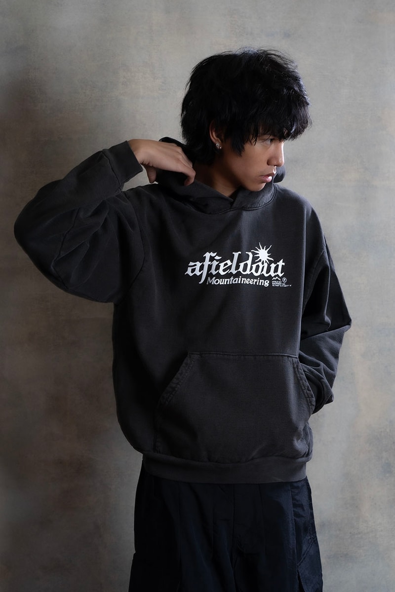 Afield Out Gears Up for Colder Days With FW24 lookbook release info collection drop outerwear fall winter 2024 price vest puffer shell beanie graphic