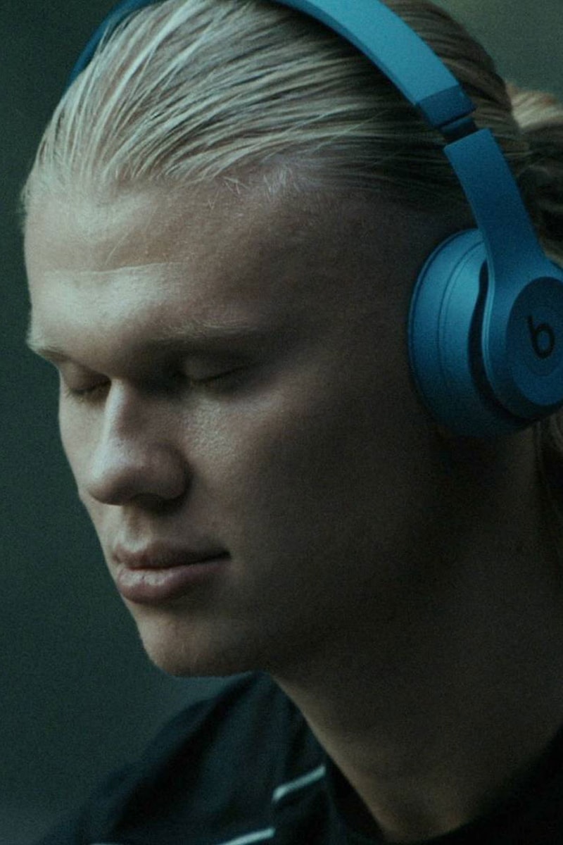 Beats By Dre Erling Haaland Manchester City Norway Premier League Champions League Football Soccer Sports Kevin De Bruyne Headphones Beats Pill Jack Grealish Phil Foden Ruben Dias