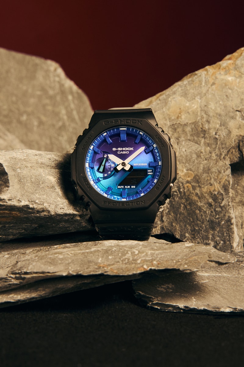 G-SHOCK GA-100 GA-2100 GA-100FL-8A GA-100FL-1A GA-2100FL-1A GA-2100FL-8A Shock-Resistant Watches