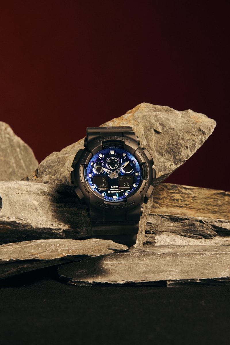 G-SHOCK GA-100 GA-2100 GA-100FL-8A GA-100FL-1A GA-2100FL-1A GA-2100FL-8A Shock-Resistant Watches