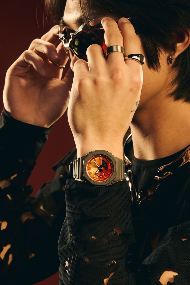 G-SHOCK GA-100 GA-2100 GA-100FL-8A GA-100FL-1A GA-2100FL-1A GA-2100FL-8A Shock-Resistant Watches