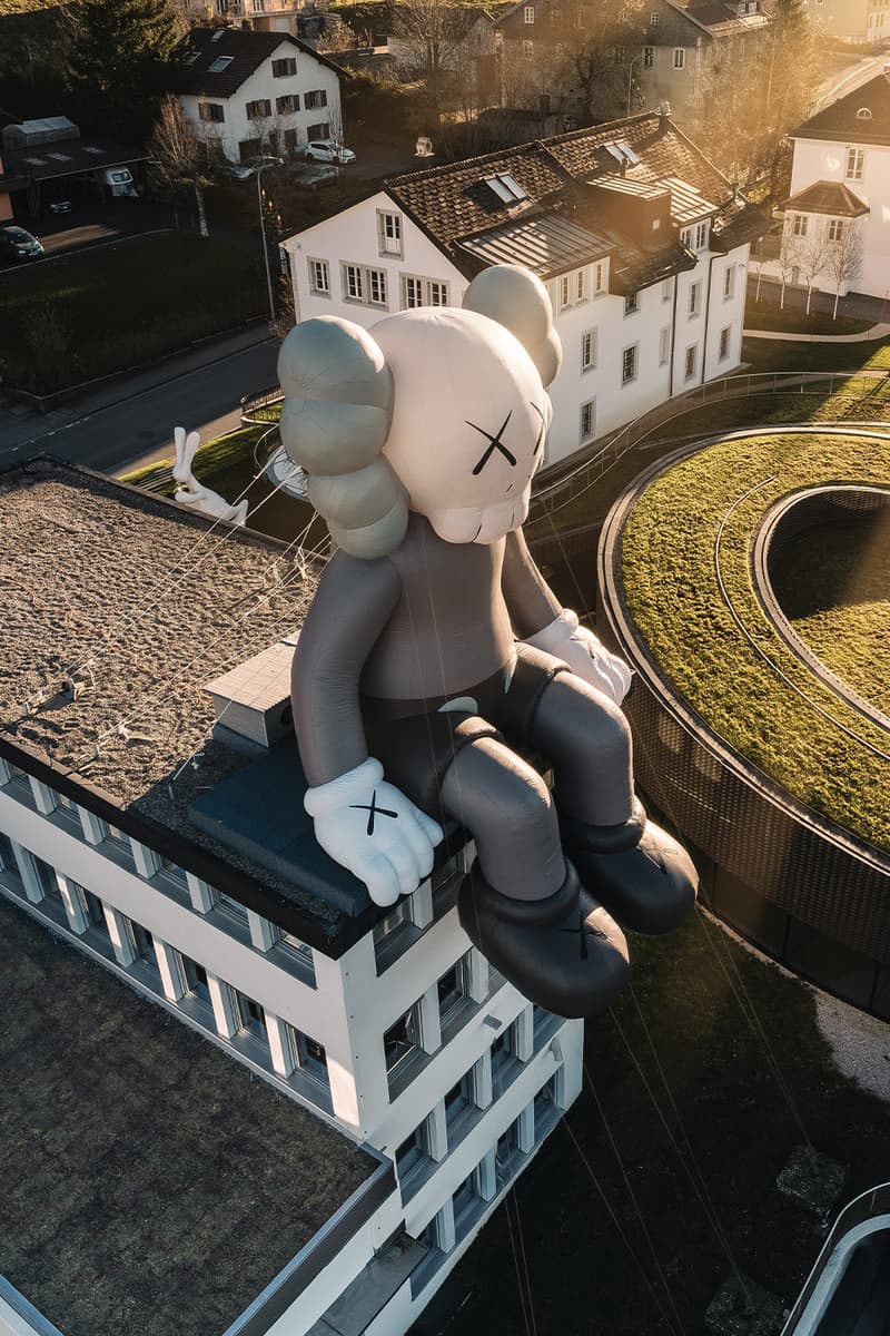 'KAWS:HOLIDAY' Lands on the Audemars Piguet HQ in Switzerland Le Brassus headquarters collaboration europe companion ap