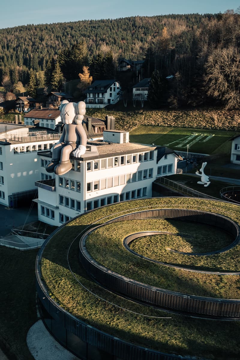 'KAWS:HOLIDAY' Lands on the Audemars Piguet HQ in Switzerland Le Brassus headquarters collaboration europe companion ap