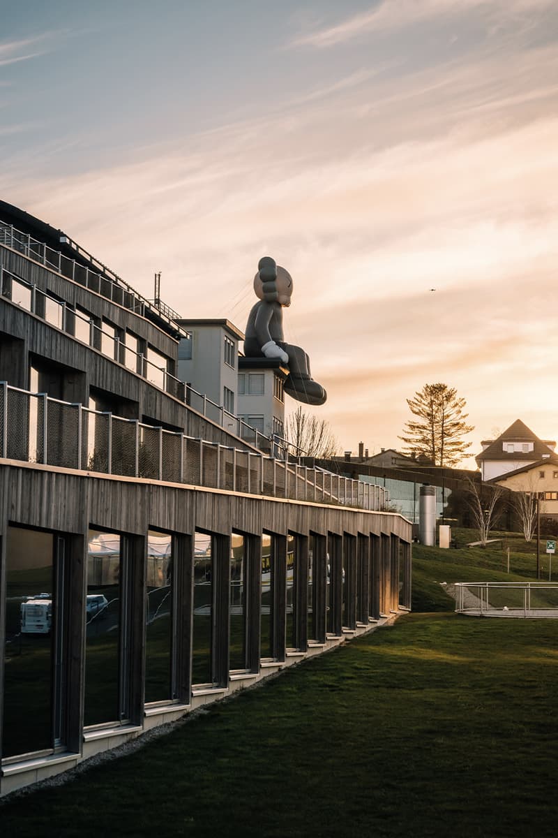 'KAWS:HOLIDAY' Lands on the Audemars Piguet HQ in Switzerland Le Brassus headquarters collaboration europe companion ap