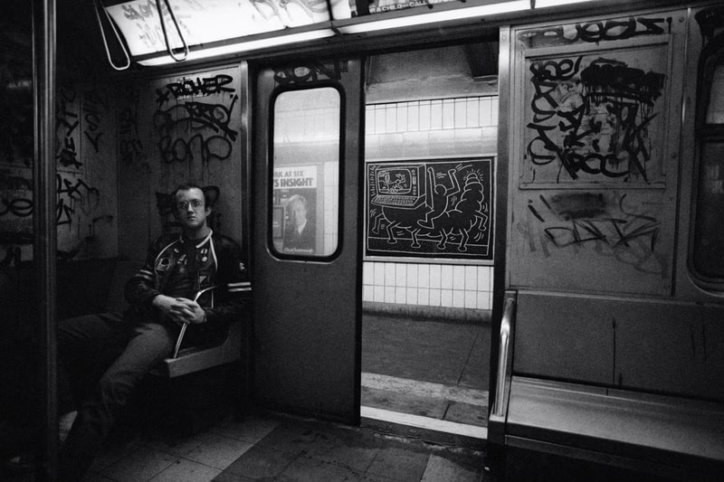 Sotheby's Presents 31 Keith Haring Subway Drawings Larry Warsh Exhibition Art Artworks