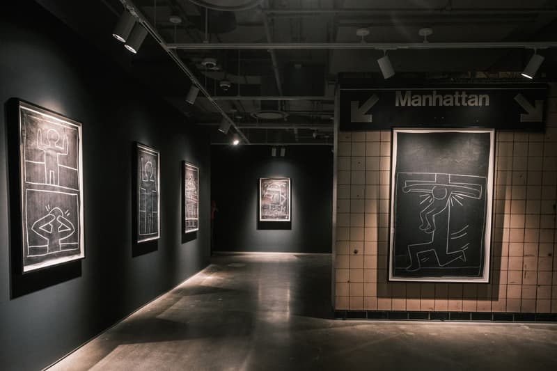 Sotheby's Presents 31 Keith Haring Subway Drawings Larry Warsh Exhibition Art Artworks