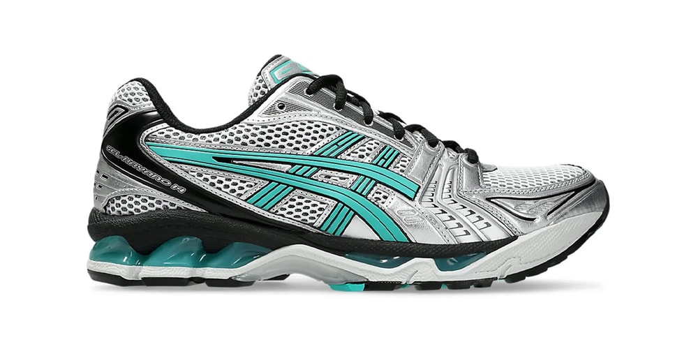 The ASICS GEL-Kayano 14 Surfaces in “Silver/Turquoise”