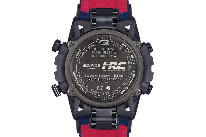 Casio x Honda Racing Corporation Edifice ECB2000HR-1A Collaboration Info