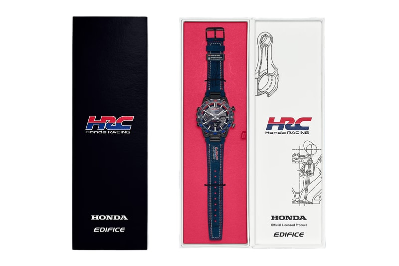 Casio x Honda Racing Corporation Edifice ECB2000HR-1A Collaboration Info