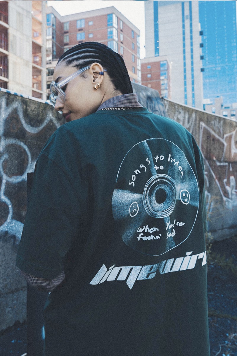 Dumbgood Is Nostalgic for the Past With Its LimeWire Apparel Drop Release Info shirts hoodies sweaters 2000s