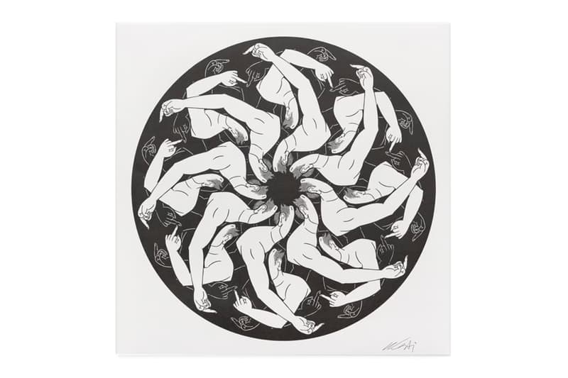 Ai Weiwei Circle in Black Avant Arte Print Edition
