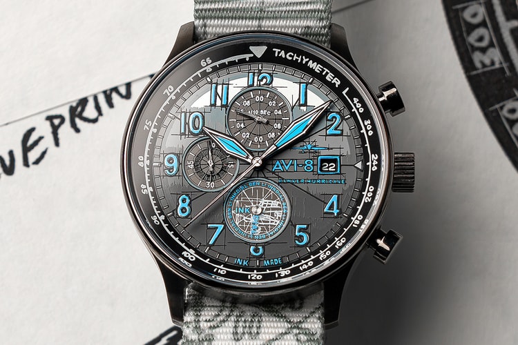 AVI-8 Reconnects With Inkdial For a Limited-Edition Hawker Hurricane Chronograph