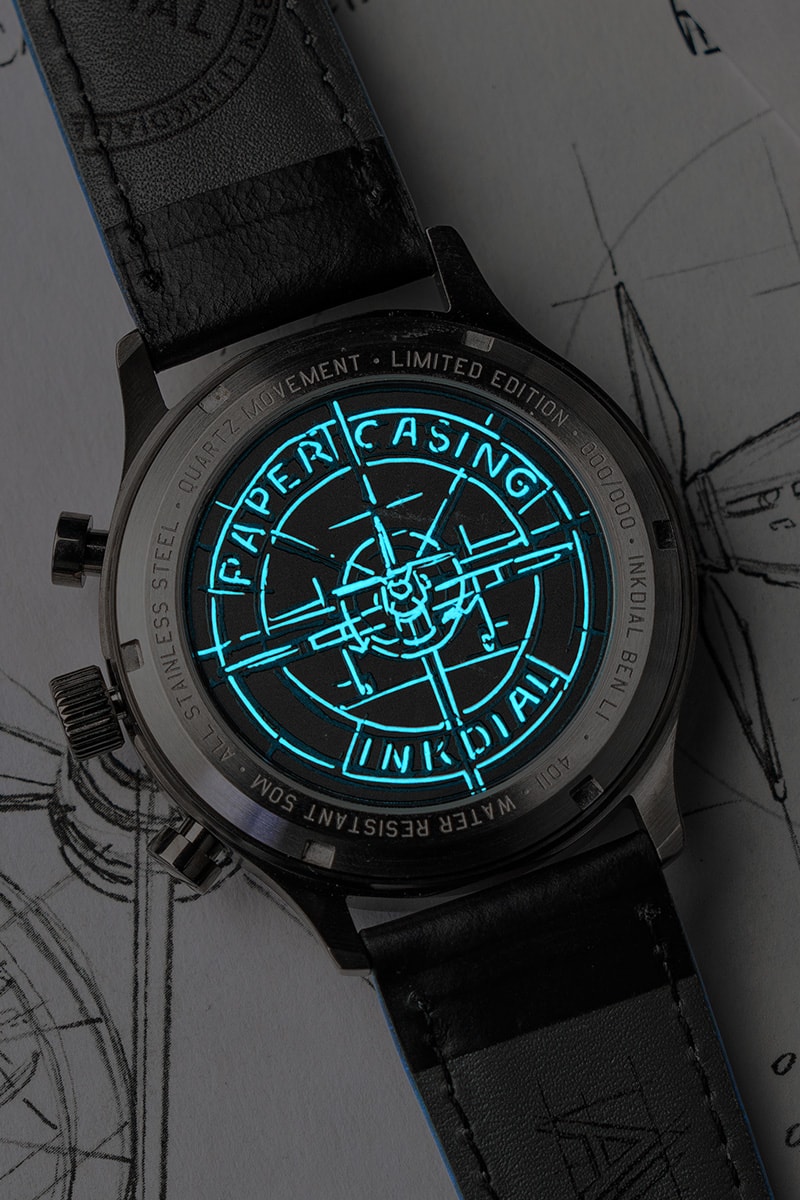 AVI-8 x Inkdial "Blueprint" Hawker Hurricane Chronograph Limited Edition