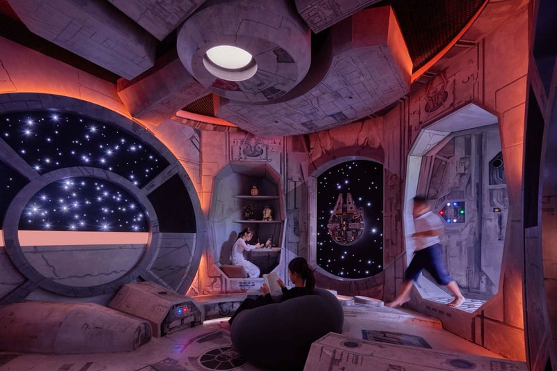 MF Room 'Star Wars' Inspired Mancave Spacedge Designs Info 
