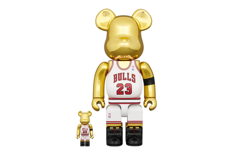 michael jordan medicom toy bearbrick 1991 chicago bulls nba championship home jersey gold air jordan 6 black infrared official release date info photos price store list buying guide