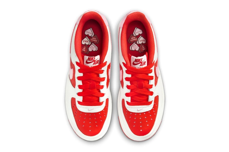 Nike Kids’ Exclusive Nike Air Force 1 Low “Valentine’s Day” Nike Zoom Vomero 5 "Valentine's Day” HV5165-121 HV5171-121 Release Info 