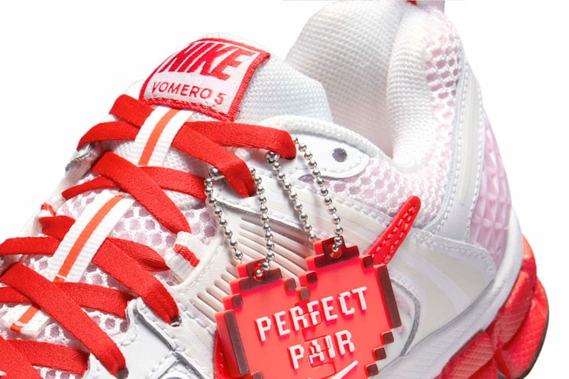 Nike Kids’ Exclusive Nike Air Force 1 Low “Valentine’s Day” Nike Zoom Vomero 5 "Valentine's Day” HV5165-121 HV5171-121 Release Info 
