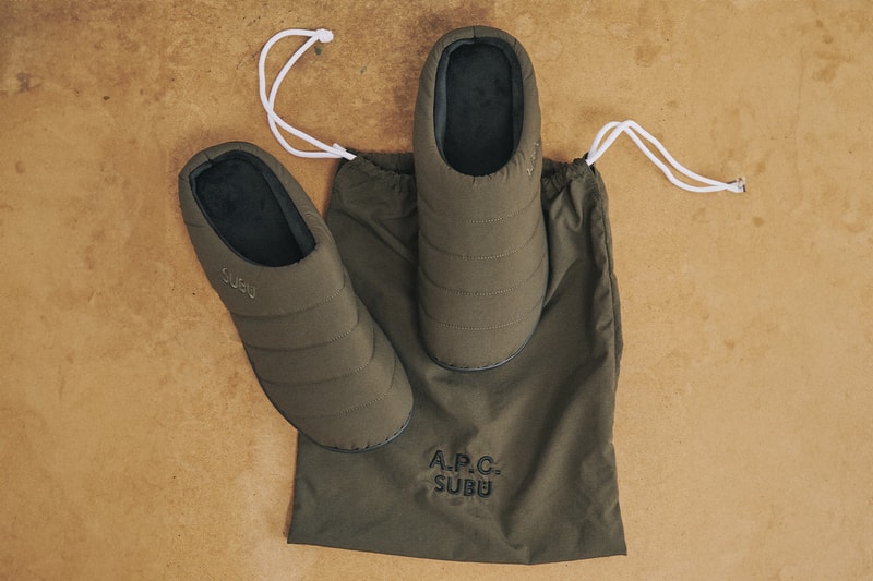 A.P.C. x SUBU Winter Sandals Release Date Information