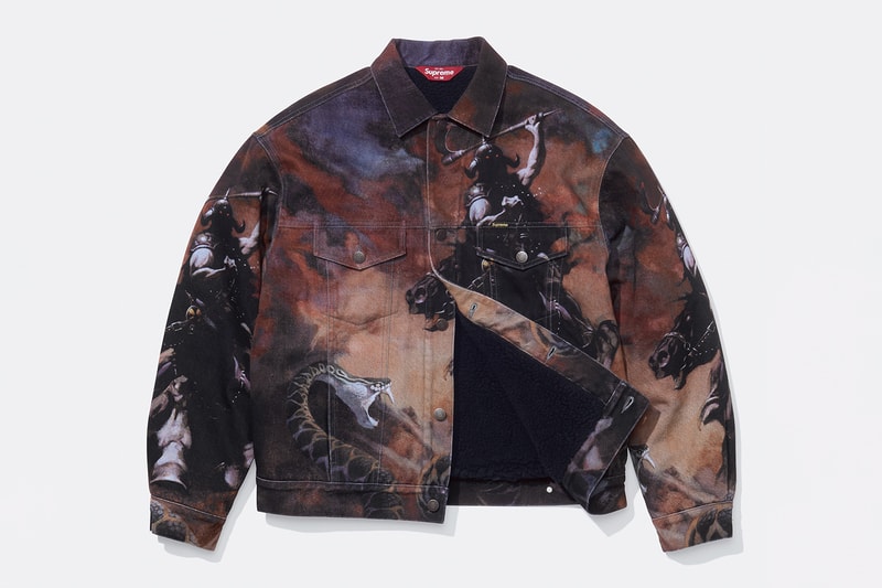 Supreme x Frank Frazetta Fall 2024 Collaboration 1970s warrior women warlocks beasts kingdoms ec comics titles buck rogers covers carter of mars 