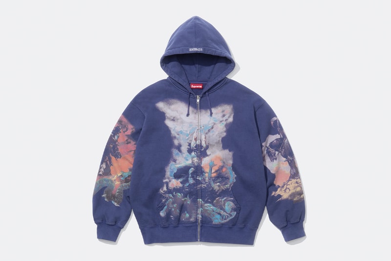 Supreme x Frank Frazetta Fall 2024 Collaboration 1970s warrior women warlocks beasts kingdoms ec comics titles buck rogers covers carter of mars 