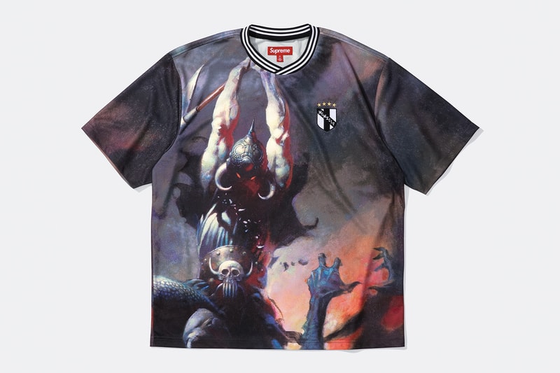 Supreme x Frank Frazetta Fall 2024 Collaboration 1970s warrior women warlocks beasts kingdoms ec comics titles buck rogers covers carter of mars 