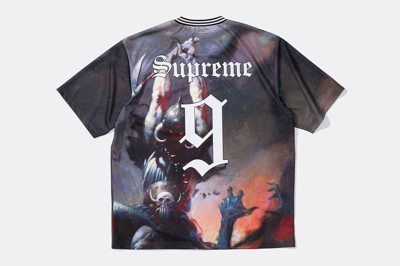 Supreme x Frank Frazetta Fall 2024 Collaboration 1970s warrior women warlocks beasts kingdoms ec comics titles buck rogers covers carter of mars 