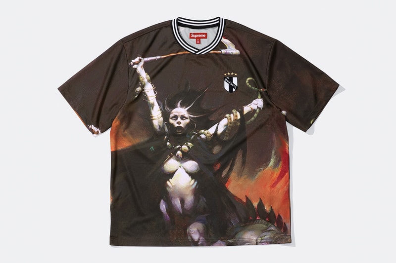 Supreme x Frank Frazetta Fall 2024 Collaboration 1970s warrior women warlocks beasts kingdoms ec comics titles buck rogers covers carter of mars 