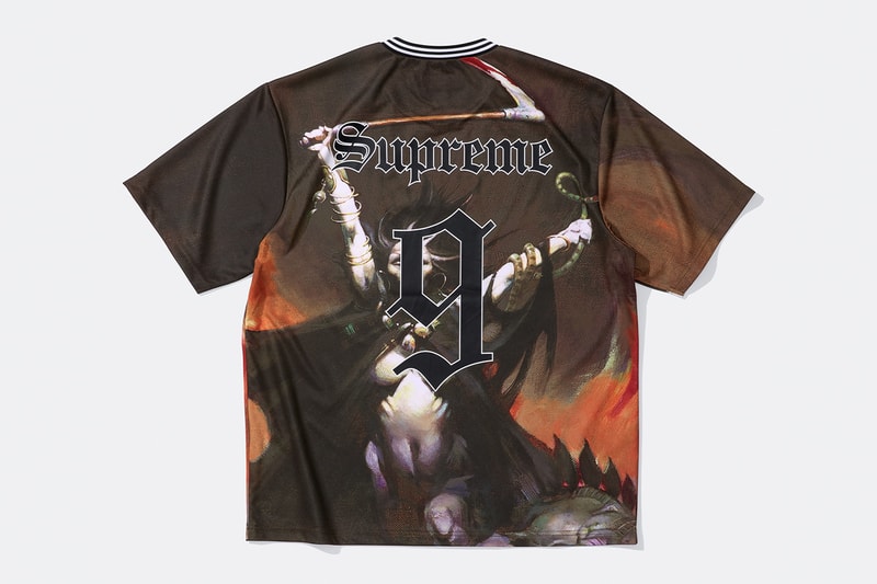 Supreme x Frank Frazetta Fall 2024 Collaboration 1970s warrior women warlocks beasts kingdoms ec comics titles buck rogers covers carter of mars 