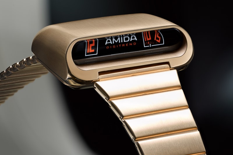AMIDA Digitrend Watch Steel Black Gold Editions Release Info