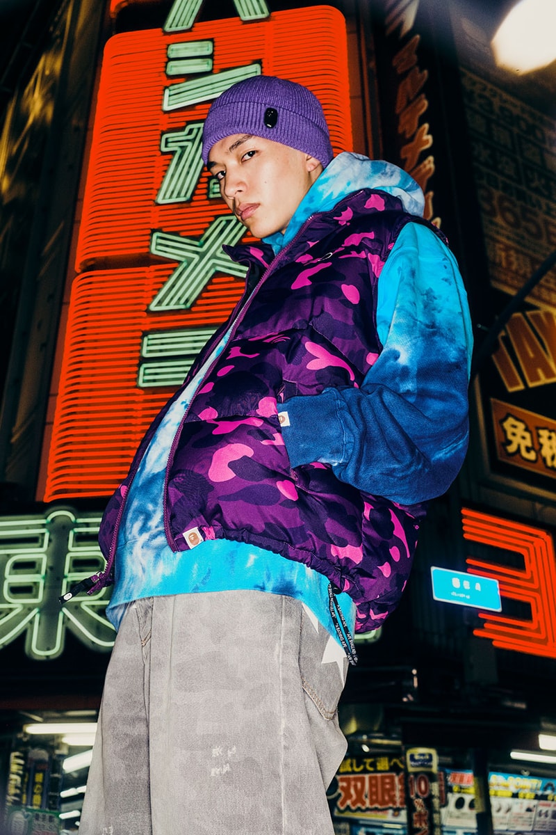 BAPE "Step into the Night" CAMO Collection BAPE STA ICON Sneaker Release Info 