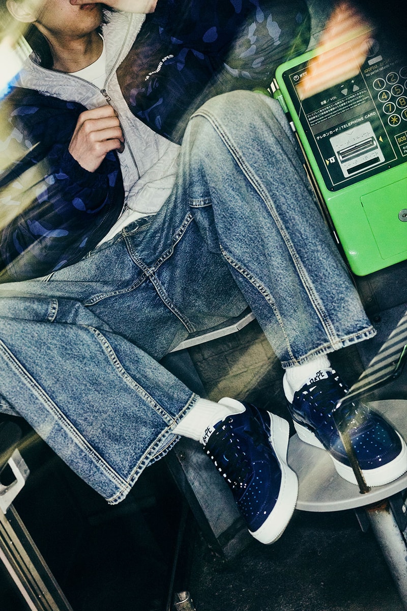 BAPE "Step into the Night" CAMO Collection BAPE STA ICON Sneaker Release Info 