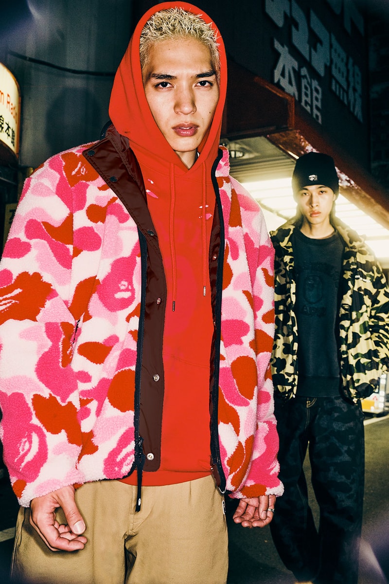 BAPE "Step into the Night" CAMO Collection BAPE STA ICON Sneaker Release Info 